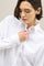 White Cotton Popeline over Shirt
