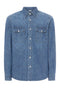 Blue Denim Western Shirt