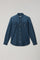 Dark Blue Denim Western Shirt