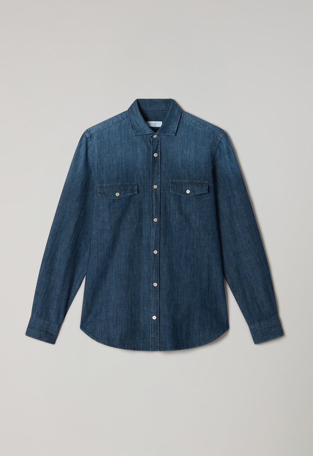 Dark Blue Denim Western Shirt