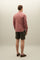 Pink Garment Dyed Cotton Overshirt