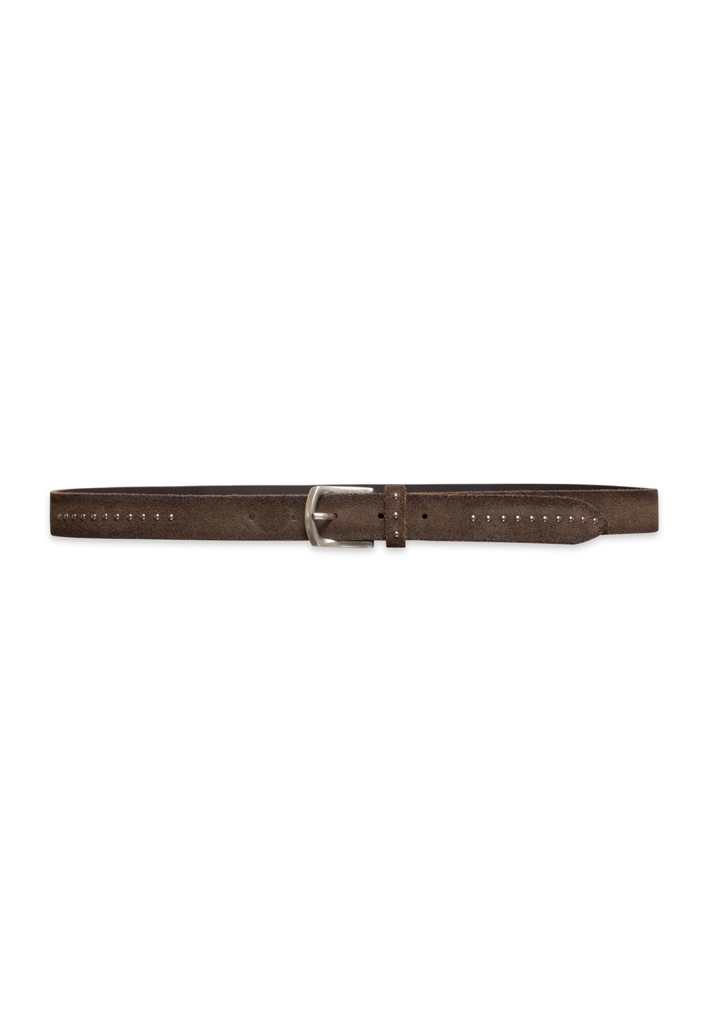 Cintura in suede marrone