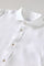 Camicia sartoriale bianca in lino tinto in capo