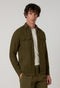 Beige Garment Dyed Linen Overshirt
