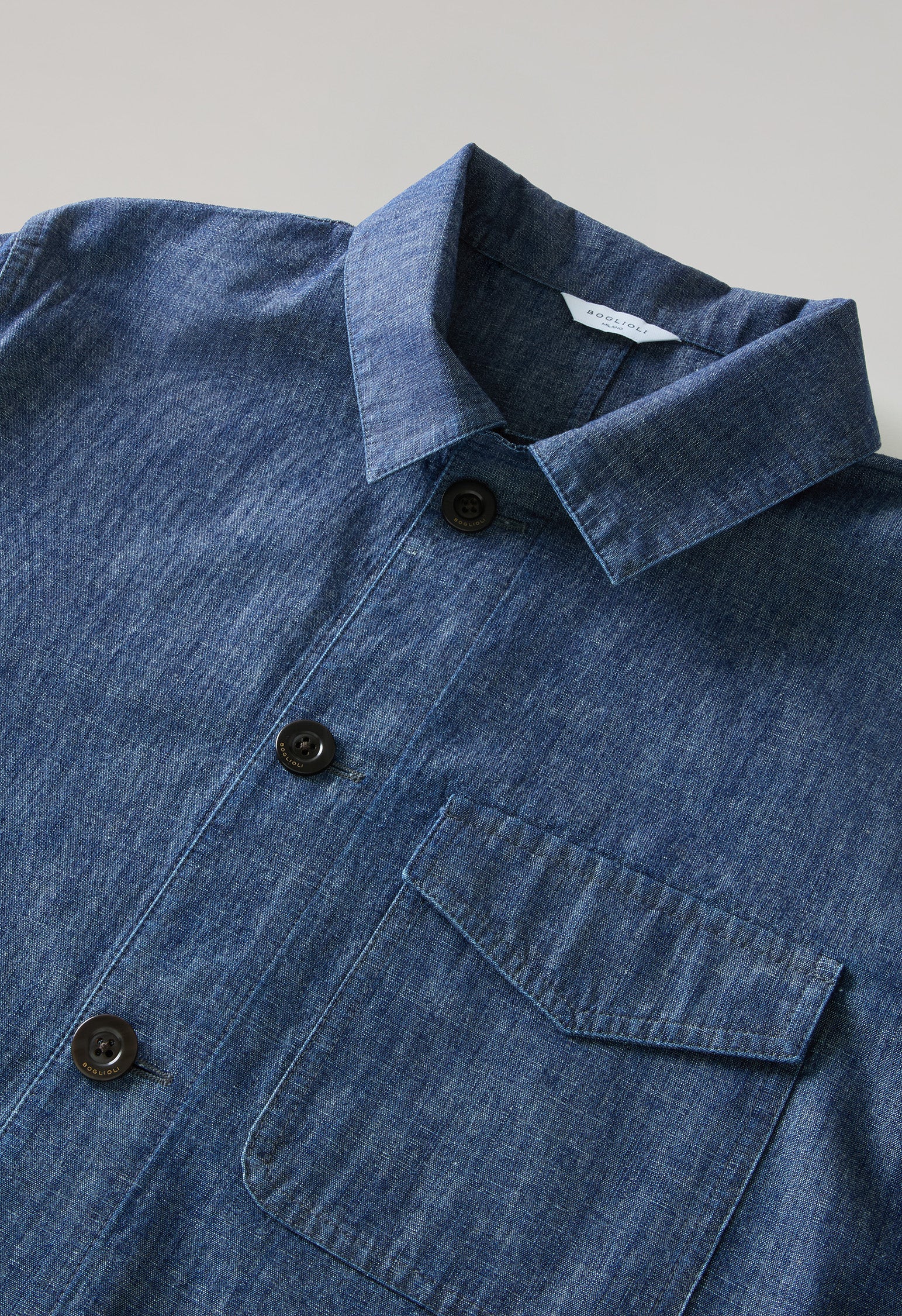 Blue Indaco Denim Workwear Jacket