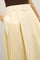 Yellow Light Popeline pleated Skirt