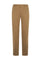 Brown Stretch Cotton Straight Chinos