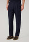 Blue Wool Canvas Trousers