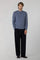 Blue Flannel Fluid Trousers