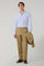 Camel Garment Dyed Linen Joggers