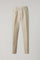 White Garment Dyed Soft Cotton Roma Trousers