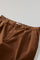Brown Garment Dyed Soft Cotton Roma Trousers