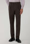 Dark Grey Garment Dyed Soft Cotton Roma Trousers