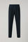 Dark Grey Garment Dyed Soft Cotton Roma Trousers