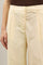 Yellow Light Popeline Palazzo Trousers