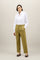 Green Light Popeline Cropped Trousers