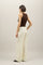 Light Wool honeycomb jog wide Trousers