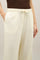 Light Wool honeycomb jog wide Trousers