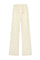 Light Wool honeycomb jog wide Trousers