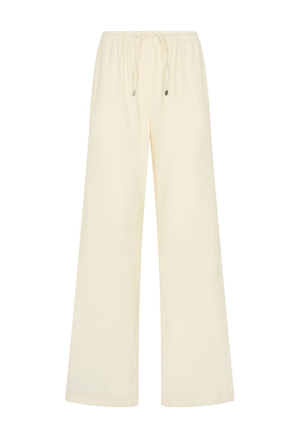 Light Wool honeycomb jog wide Trousers