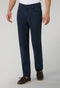 Pantalone 5 tasche in cotone e seta tinto in capo bianco