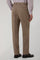 Beige Stretch Wool Mario Trousers