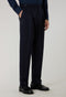 Blue Stretch Wool Mario Trousers