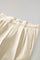 White Garment Dyed Cotton Herringbone Napoli Trousers