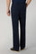 Blue Garment Dyed Stretch Cotton Napoli Trousers