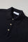 Blue Wool short-sleeve Polo