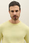 Yellow Garment Dyed Cotton Crewneck