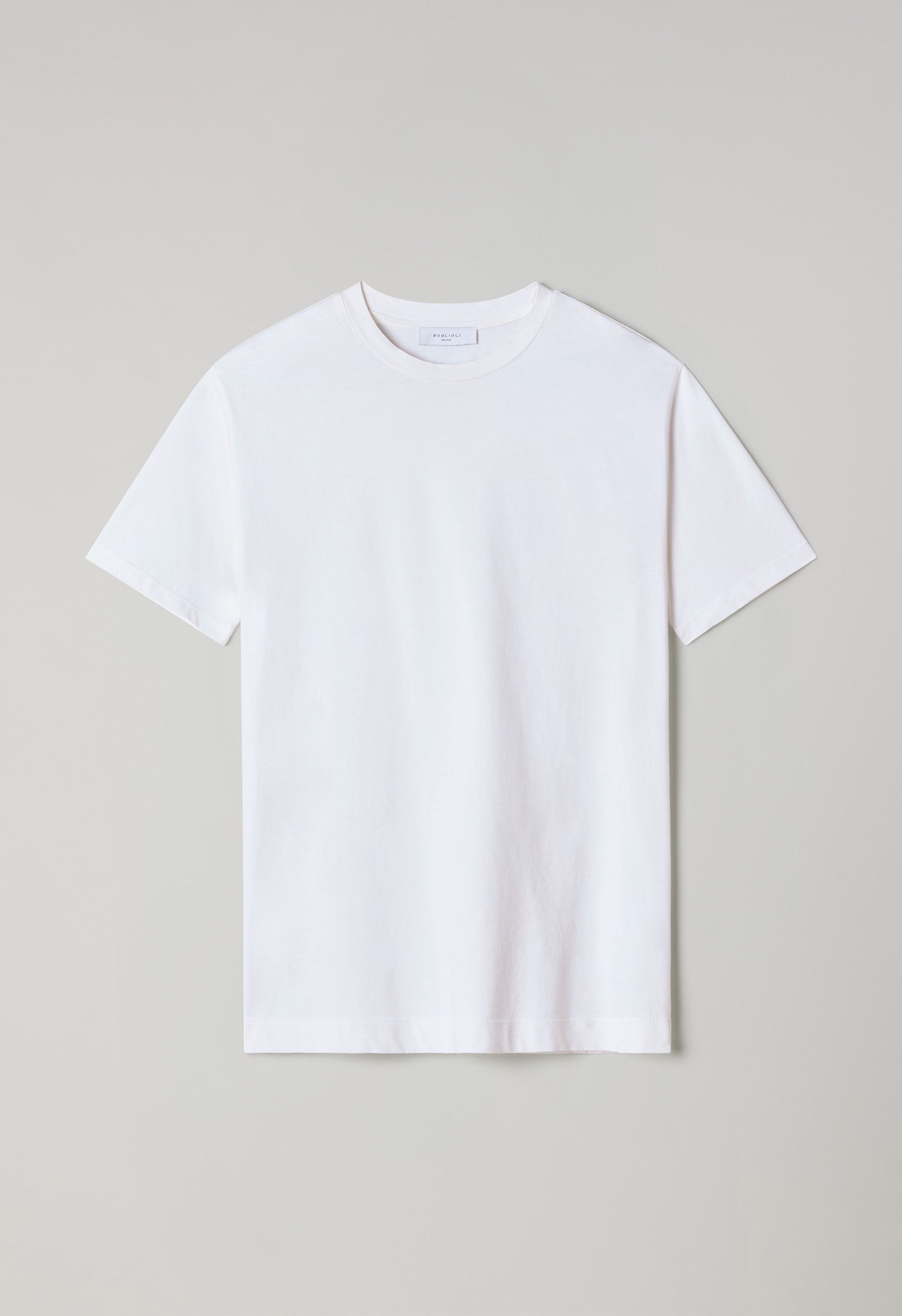 White Cotton Jersey T-Shirt