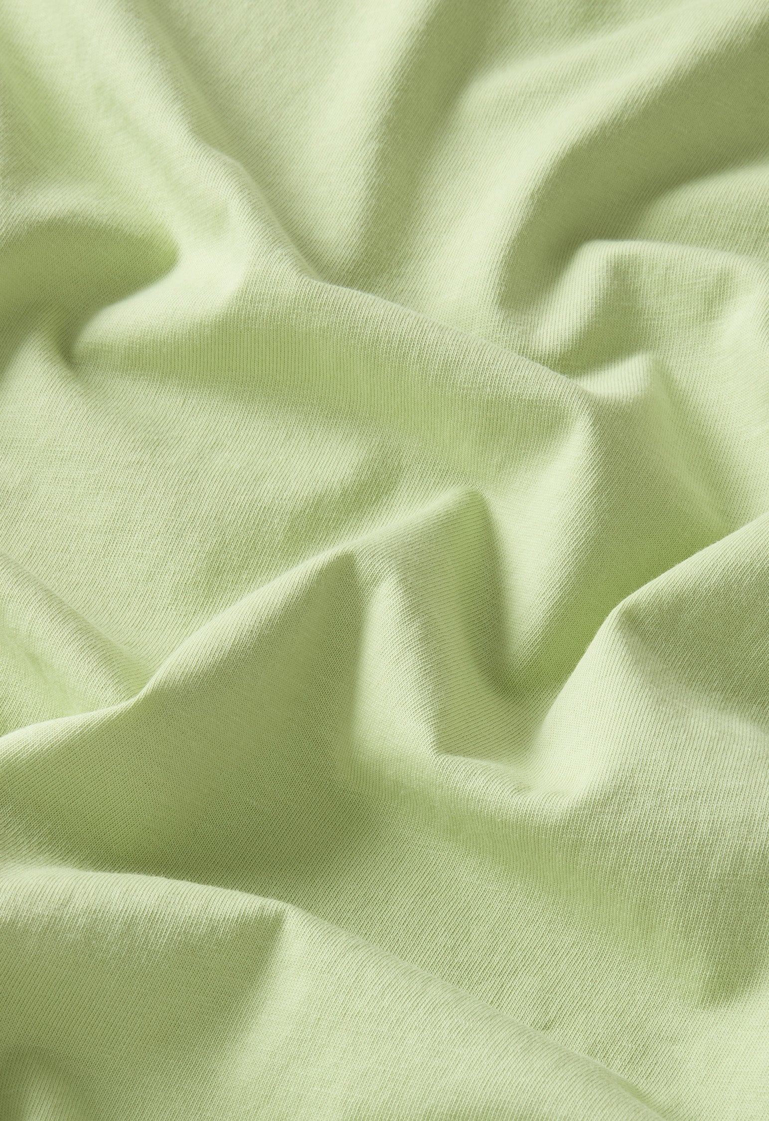 Lime Green Cotton Jersey T-Shirt
