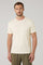 White Cotton Linen T-Shirt