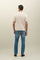 White Honeycomb Cotton short-sleeve Polo