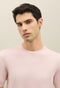 Pink Garment Dyed Cotton T-Shirt
