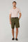 Pastel Pink Garment Dyed Cotton Piqué Short-Sleeve Polo