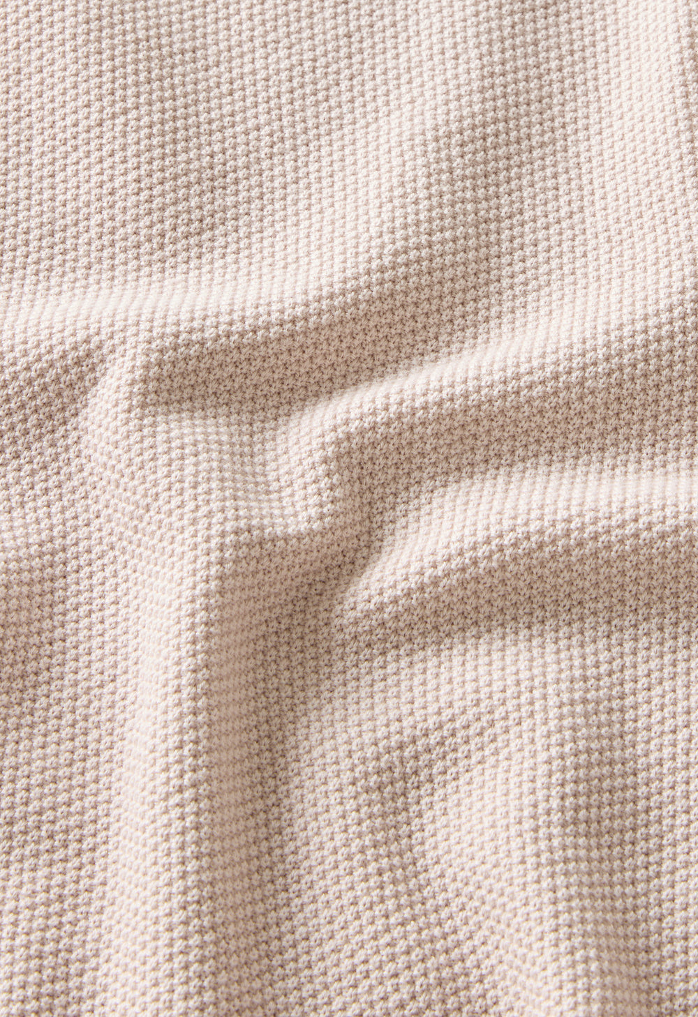 Pastel Pink Garment Dyed Cotton Piqué Short-Sleeve Polo