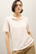 Pink Cotton Jersey short-sleeve Polo
