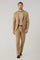 Camel Stretch Wool K-Suit