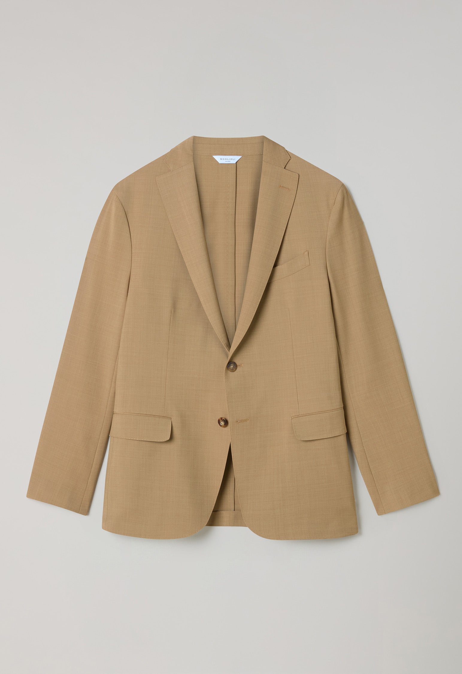 Camel Stretch Wool K-Suit