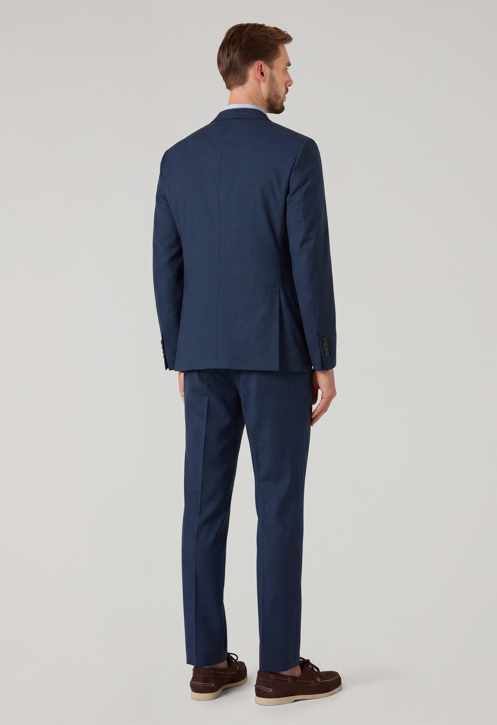 Blue Wool Structured K-Suit