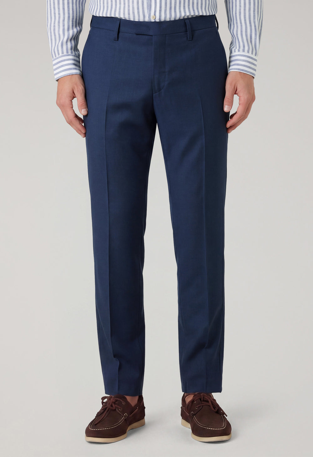 Blue Wool Structured K-Suit