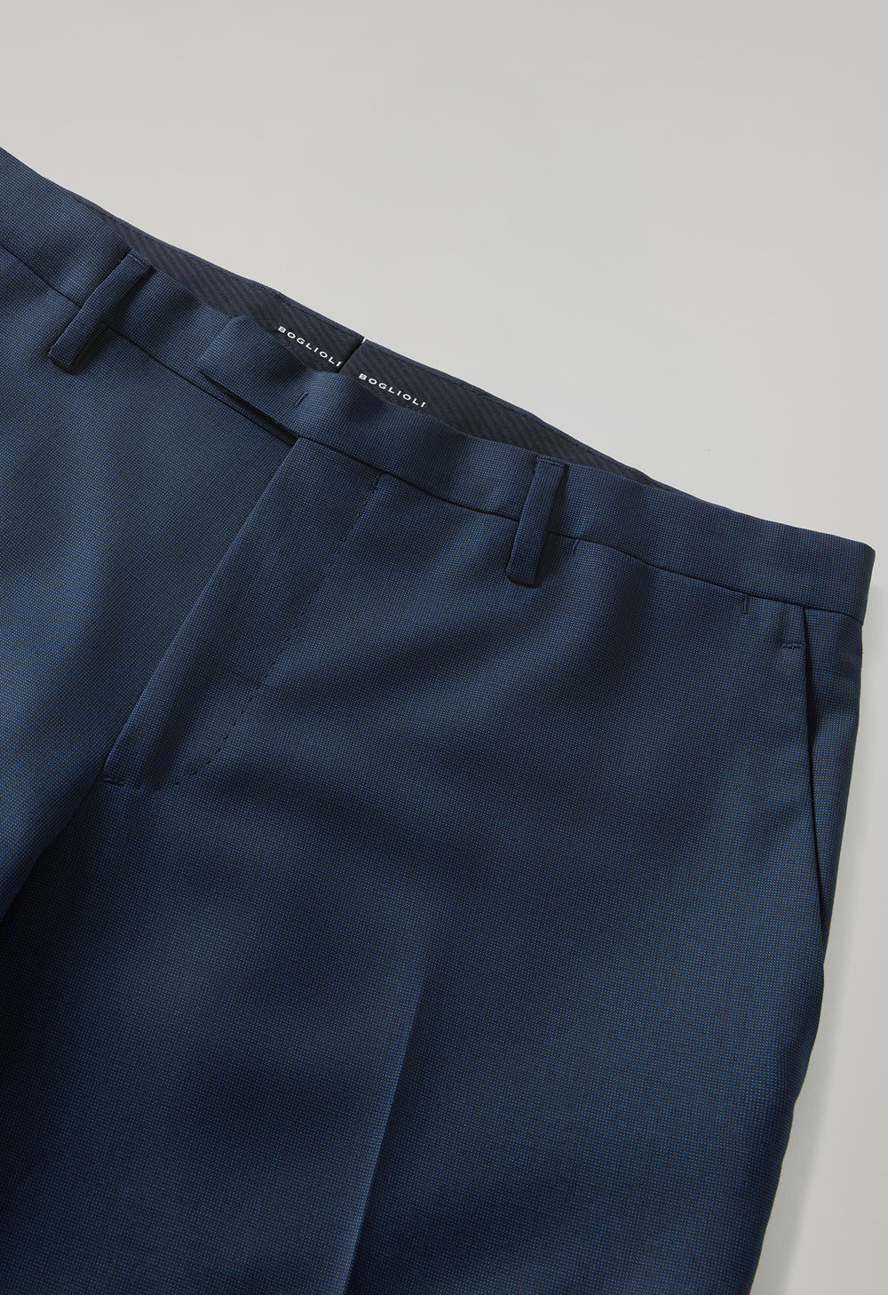 Blue Wool Structured K-Suit