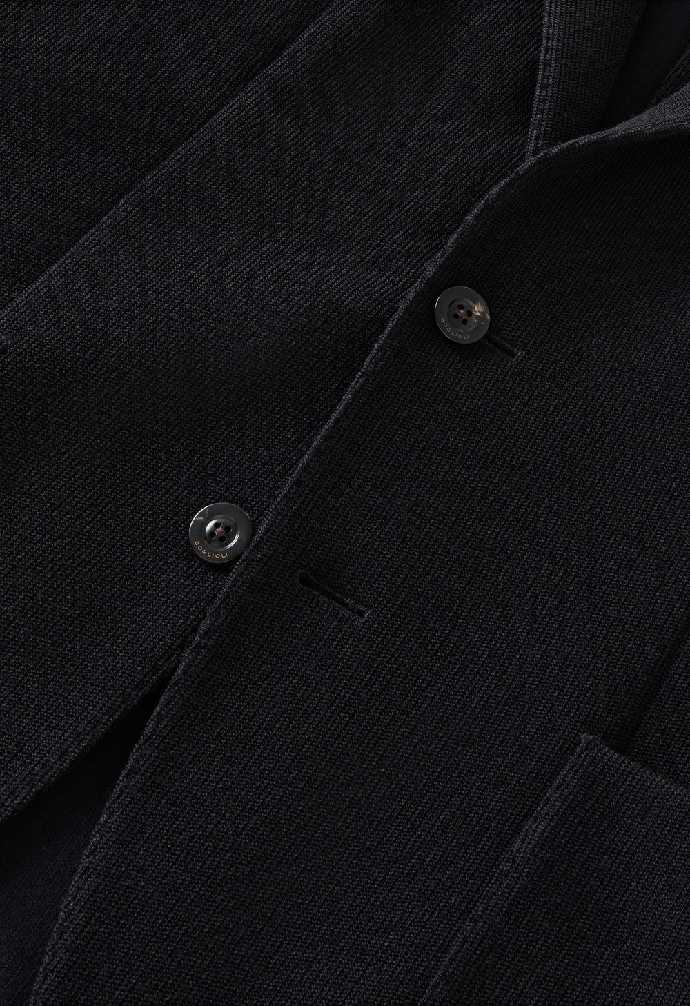 Black Knitted Jersey K-Jacket
