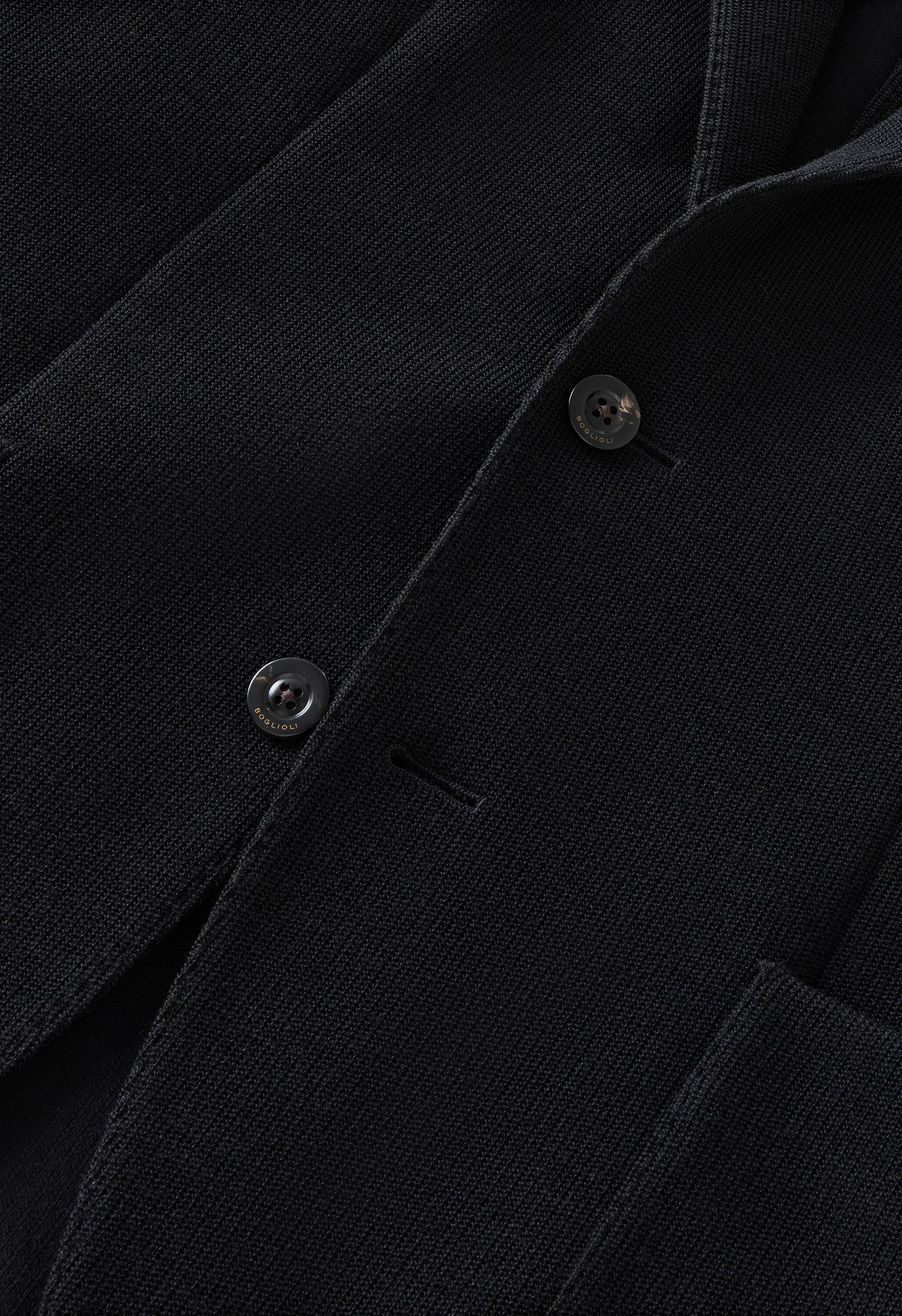 Black Knitted Jersey K-Jacket