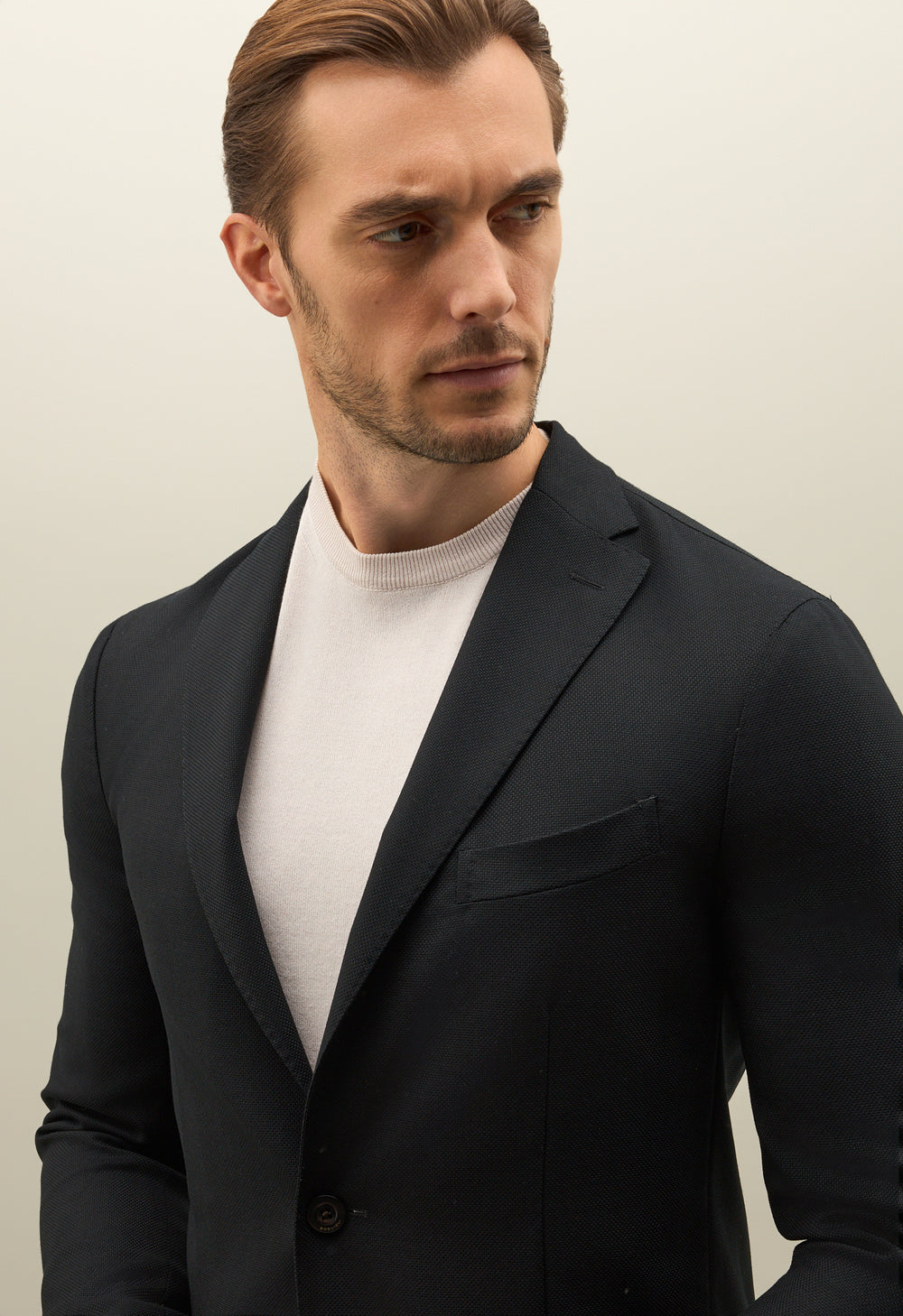 Black Light Wool Honeycomb K-Jacket