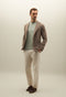 Light Brown Light Wool Honeycomb K-Jacket