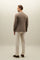 Light Brown Light Wool Honeycomb K-Jacket