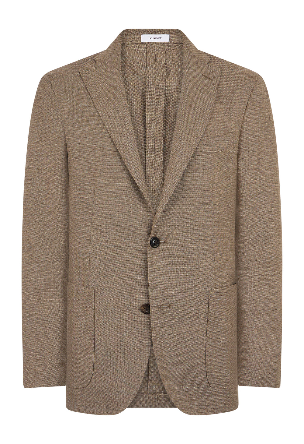 Light Brown Light Wool Honeycomb K-Jacket